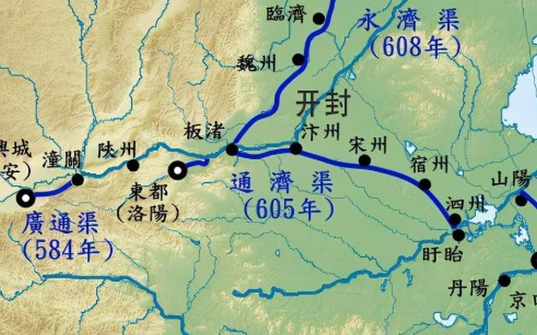 隋唐大运河起点和终点（隋唐大运河和京杭大运河是一条河吗）